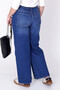 Straight Cut High Waist Jean - 7
