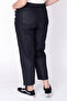High Waist Leather Look Mom Jean - 7