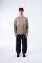 Unisex Washable Lettering Printed Oversized Sweatshirt Vintage Look Distressed