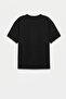 Women's Crew Neck Cotton Oversize Relaxed Short Sleeve T-Shirt - 5