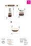 Ginza 3-Piece Bathroom Set - Brown - 3