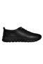 Black Leather Women's Casual Shoes