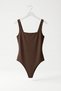 Brown U-Neck Undershirt 5087 - 4