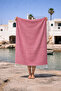 Ilgın %100 Pamuk Peştemal Pembe 90x170