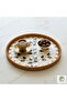 Zagora Handmade Rattan Tray 30 cm – Natural Wicker Presentation Tray, Bohemian Decorative Serving Tray - 3