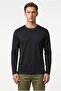 Men's Bamboo Round Neck Long Sleeve T-Shirt