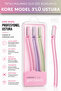 Korean Model Professional Eyebrow and Facial Razor Set of 3