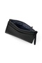 Women's Genuine Leather Portfolio Bag with Zipper Rfid Protected Beverly Black - 3