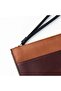 حقيبة نسائية من الجلد الطبيعي مزودة بسحاب وحماية RFID من نوع Beverly باللون البني الداكن - 7