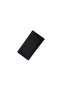 Women's Genuine Leather Large Wallet with Snap Closure Rfid Protected Charlotte Black Tan - 4