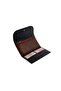 Women's Genuine Leather Large Wallet with Snap Closure Rfid Protected Charlotte Black Tan - 3