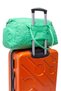 Kaff Green Crinkle Fabric Waterproof Sports and Travel Bag with Shoe Compartment 0818 and Front Pocket - 6
