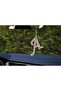 Silver Stone Rear View Mirror Letter a Pendant Ornament - 3