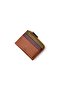Seward Men's Brown (Plus Color) Leather Pocket Design Zipper Closure Rfid Protected Card Holder - 3