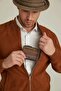 Seward Men's Brown (Plus Color) Leather Pocket Design Zipper Closure Rfid Protected Card Holder - 2