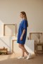 Women's Short Sleeve Crew Neck T-Shirt Dress Nightgown - 7
