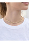 Vintage Style Grace Choker Necklace Women's Yellow Color - 5