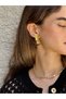 Design Vintage Style Earrings for Women Gold Color - 4