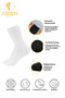 Bamboo Men's Socks White Premium 6-Piece Box, Seamless Toe, Washable - 2