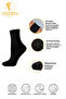 Bamboo Women's Socks Navy Blue 6-Piece, Washable, Seamless Toe - 2