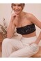 Black Ruched Detailed Bustier, Casual and Stylish - 3