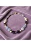 Amethyst Howlite Quartz Negative Energy Shield and Memory Strengthening Necklace - 8