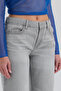 Gri Normal  Bel Straight Jean - 5