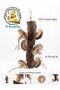 Parrot Bird Stress Wood Natural Slices (Sultan Vb.) - 2