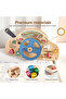 Montessori Wooden Car Steering Wheel Busy Board - 6