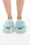 Women's Mint Water Green Extra Soft Furry House Slippers 3cm Bynd01 - 5