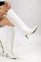 Syt-2025 White Leather Casual Women's Boots - 3