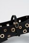 Women's Black Single Strap Troc Low Heel Daily Ballet Flats Byndkp845 - 6