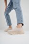 Women's Beige Knitwear Sneaker Byndsnkk30