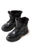 Asm-080 Black Lace-Up Daily Women's Boots - 4