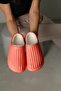 Women's Salmon Homey Soft Fur Inside Waterproof Winter House Slippers 3cm Byndhfay01