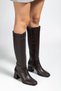 4804 Brown Leather Zippered Casual Boots - 2