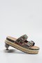 Women's Fuchsia Stone Detailed Sea Beach Daily Slippers 4cm Byndrsl2520 - 5
