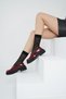 Women's Burgundy Patent Leather Gc Buckle Thick Sole Loafer Moccasin Shoes 4,5cm Byndlfrk02 - 5