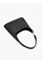 Solid Shoulder Bag with Strap Handle - 5