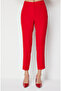 Low Waist Narrow Leg Crepe Trousers 1132 - 4
