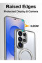 MagSafe 360° Rotating Ring Stand Case for Galaxy S26 Ultra – Grey - 5