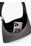 Solid Shoulder Bag with Strap Handle - 7