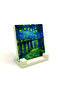 A Starry Night on the River Rhine Printed Stone Tabletop 10X10 Krg-136