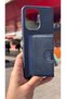 Redmi 13C Velvet Card Holder Stand Case - 3