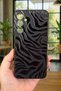 Samsung Galaxy A34 Compatible Zebra Patterned Silicone Shock Absorbing Classic Protective Rubber Case - 2