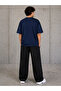 -Erkek Relaxed Fit Oversize 2-Piece Set 100% Cotton Casual Stylish Set - 2