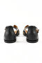 Genuine Leather Black Women's Sandals - Z267611 - 4