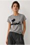 100% Cotton Tulle Logo Embroidered T-Shirt - 4