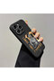 iPhone 17E Compatible Soft Silicone Phone Case with Velvet Inside and Camera Protection, Patch Pattern - 5