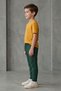 Armikids Boys' New Season Printed T-Shirt with Ribbed-Lined Elastic Bottom Set - 2
